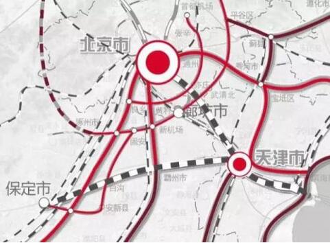 京霸铁路连接雄安新区京津冀轨交将“一卡通”